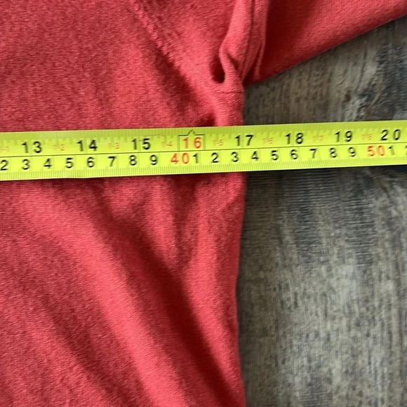 NWOT Love Ellie Burnt Orange Criss Cross Strappy Back V Neck Sweater Size M - Picture 6 of 11